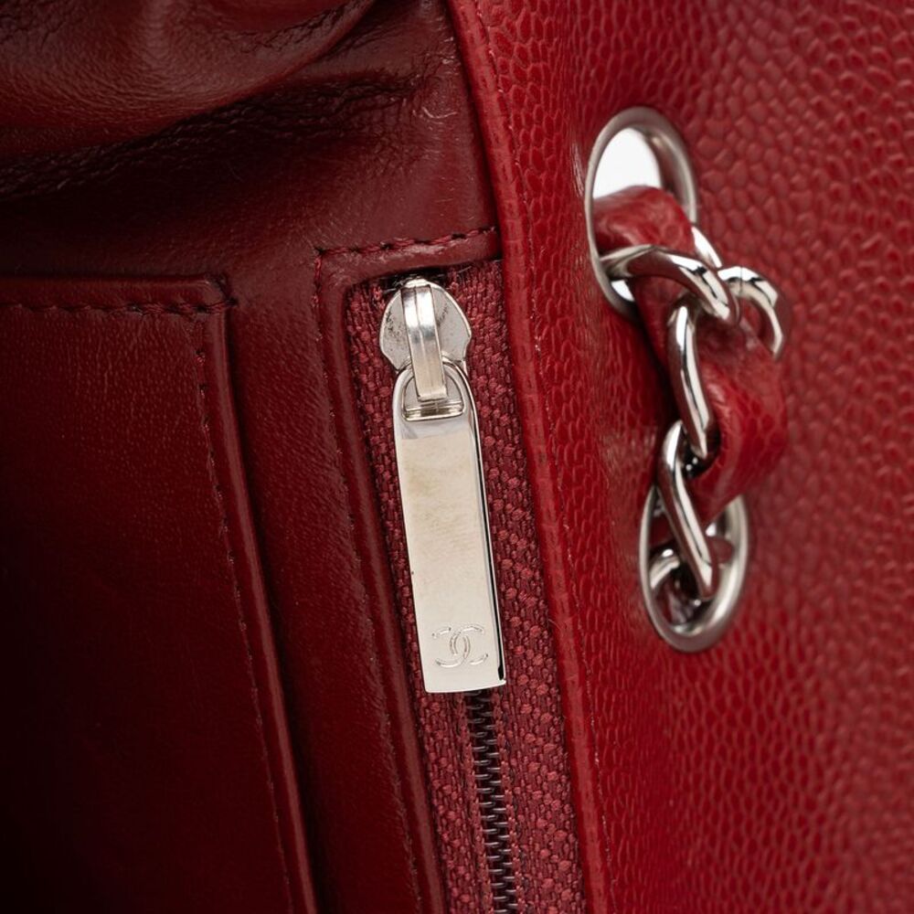 Chanel Caviar Leather Classic Jumbo Single Flap Bag - Picture 10 of 14